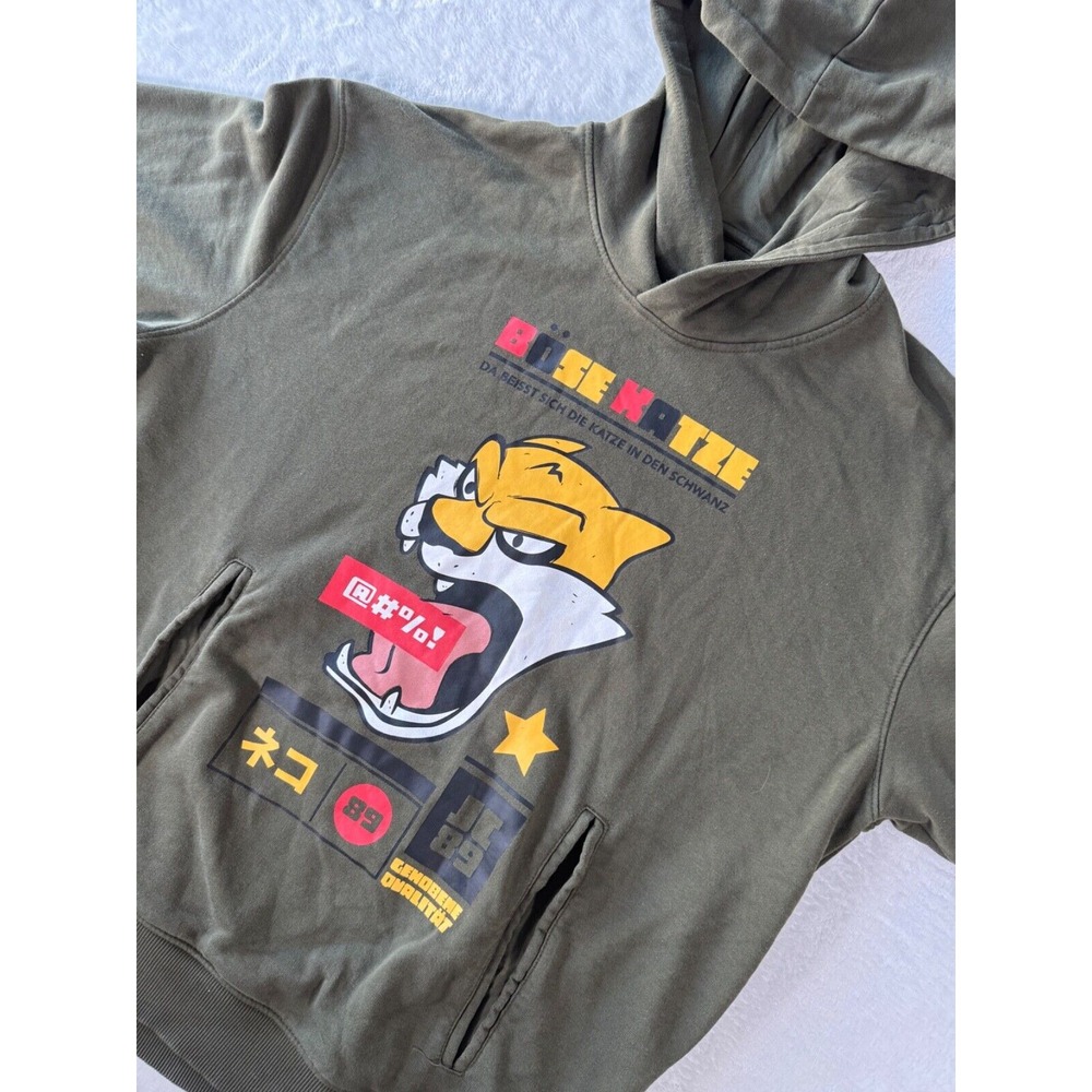 Jordan Craig Legacy, Edition Mens Extra-Large paw Katze Green Graphic Hoodie‎